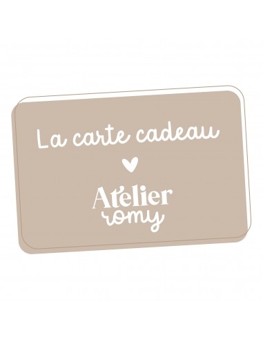 Carte Cadeau Atelier Romy solde