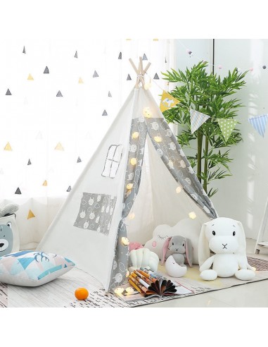 Tipi Bébé avec Motif Chat pas cheres