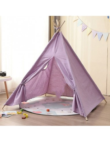 Tipi Fille Tissu Violet les ctes