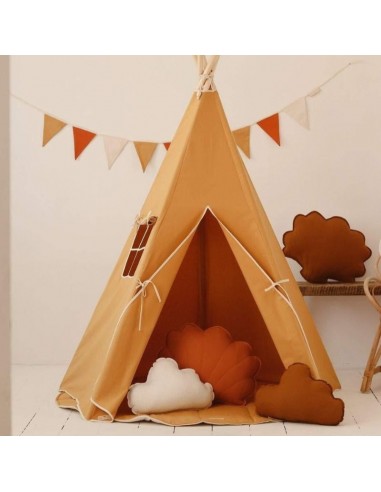 Ensemble Tipi et Tapis « Ocre » vous aussi creer 