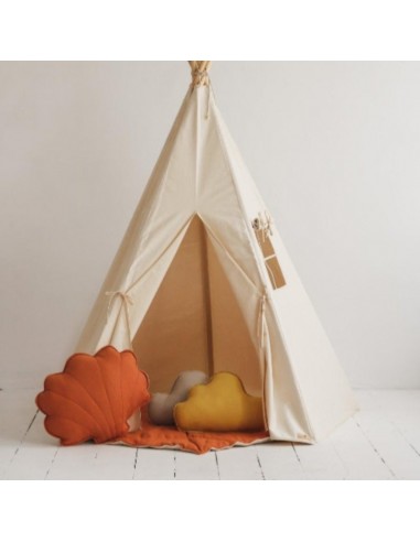 Ensemble Tipi et Tapis « beige » Economisez 