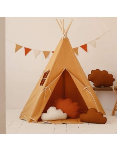 Ensemble Tipi Enfant avec Tapis « Ocre » Les êtres humains sont 