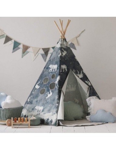 Tente Tipi Ciel Nocturne en linge