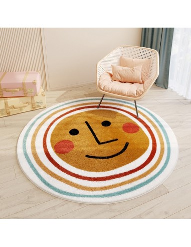 Tapis Chambre Bébé Rond Sourire Coloré à prix réduit toute l'année