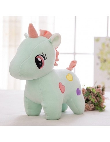 Licorne Peluche Bleu Vert Daisy 50% de réduction en Octobre 2024