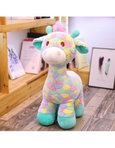 Peluche Girafe XXL Patch l'évolution des habitudes 