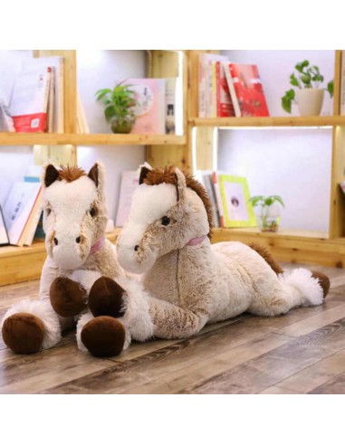 Cheval Peluche Géant Tonnerre pas cher 