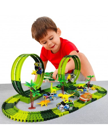 Circuit Voiture Dinosaure pour bébé français