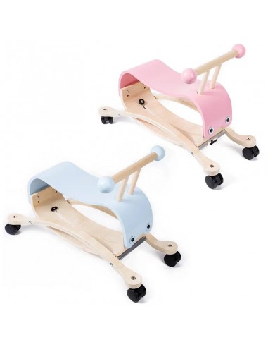 Cheval à bascule Vélo  en bois Montessori pour bébé destockage