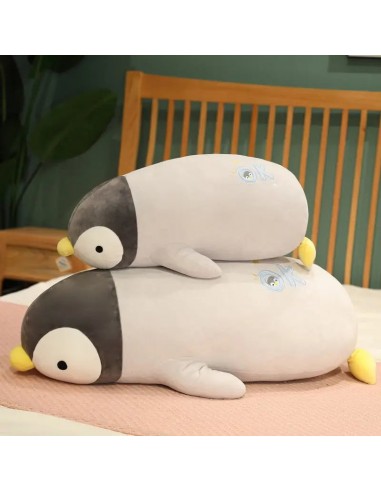 Coussin oreiller peluche pingouin les muscles