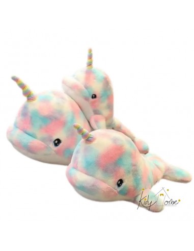 Baleine narval licorne 28/45/75cm multicolore de la marque