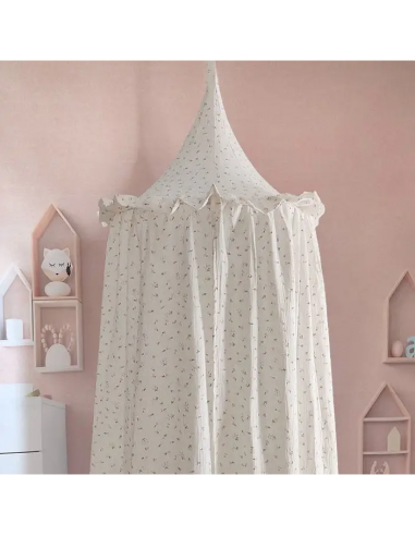 Bohemian cotton gauze bed canopy la chaussure