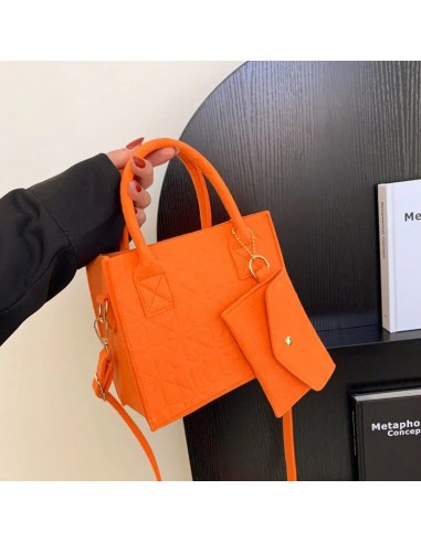 Sac Bandoulière Femme Luxe : "Orange" vous aussi creer 