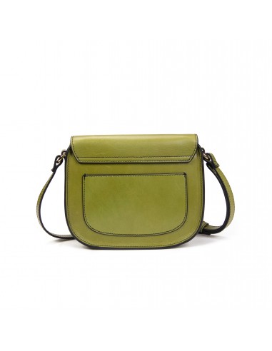 NEW PETITE GIBECIERE EMELYNE - Vachette - Vert destockage